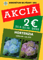 Akcia na predaj drevín 25.9.-25.10.2020